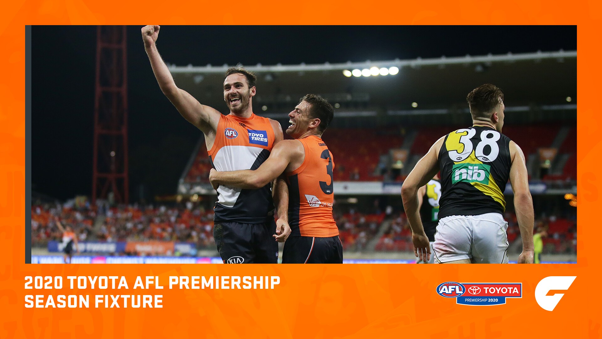 SLIDER-2020FIXTUREGENERAL.png The GIANTS welcome a host of blockbusters at GIANTS Stadium and UNSW Canberra Oval in 2020. - GWS Giants,AFL,GIANTS Stadium